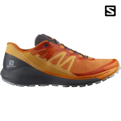 Orange Salomon Sense Ride 4 Men's Trail Running Shoes | IE GS7936